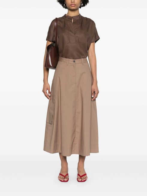 NINE IN THE MORNING MIDI SKIRT